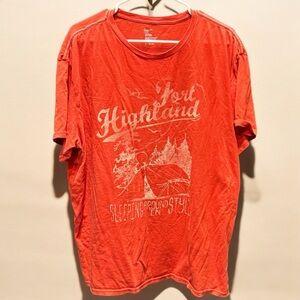 Fort highlands Red Graphic T-Shirt 2XL